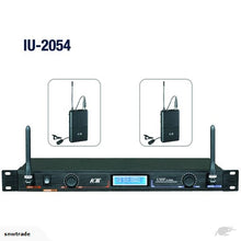 Load image into Gallery viewer, ICM IU-2054 UHF Dual Channel Wireless Lapel Microphones (MC01)