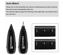 Load image into Gallery viewer, Kimafun KM-G130-1 2.4GHz Wireless Lavalier/Lapel Microphone (P-01)