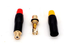 Load image into Gallery viewer, Pair of High Quality Gold Plated Female RCA Connector RCA085G (PC-24)