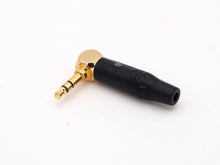 Load image into Gallery viewer, 24K Gold Plated Metal Right Angle 3.5mm/ TRS Stereo Jack Plug QT207G (PC-40)