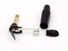 Load image into Gallery viewer, Gold Plated Metal Right Angle 6.35mm/1/4'' Mono Jack Plug QT202G (PC-44)