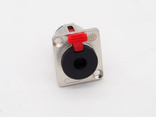 Load image into Gallery viewer, 6.35mm TRS 1/4" Locking Panel Mount Jack Connector QT106 (PC-45)