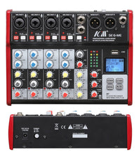 Load image into Gallery viewer, ICM SE6-ME 6 Channel Bluetooth/Effect/USB Player PRO Mixer (MX05)