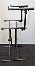 Load image into Gallery viewer, 2-tier Detachable Metal Keyboard Stand KS006DTH (ST46)