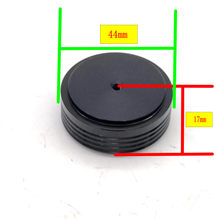 Load image into Gallery viewer, 44x17mm Aluminum HIFI AMP Speaker Isolation Stand Feet Pad 4PCS Black (EP013-1)