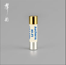 Load image into Gallery viewer, Aucharm Audio 5mm x 20mm Pure Silver Gold plated cap Slow blow fuse (EP087)
