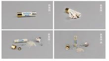 Load image into Gallery viewer, Aucharm Audio 5mm x 20mm Pure Silver Gold plated cap Slow blow fuse (EP087)
