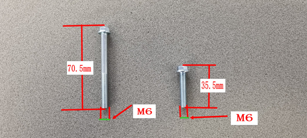 4 pcs set mount screw for 49cc reduction gearbox (2T156)