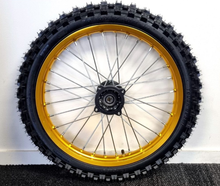 Load image into Gallery viewer, 15mm Axle 1.85x14 14" Rear Wheel Gold Aluminium Rim and Tire 90/100-14 (4T076G)
