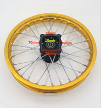 Load image into Gallery viewer, Aluminium 1.40x14 Front Rim fits 60/100-14 tyre (4T075-1)
