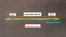 Load image into Gallery viewer, Go Kart Project Axle with 2 nuts **(4T316-axle) - 1M / (4T255-axle) - 850mm**
