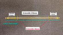 Load image into Gallery viewer, Go Kart Project Axle with 2 nuts **(4T316-axle) - 1M / (4T255-axle) - 850mm**
