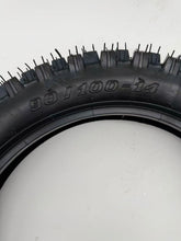 Load image into Gallery viewer, 90/100-14 inch Rear Knobby Tyre (4T083) + Inner Tube (4T065)
