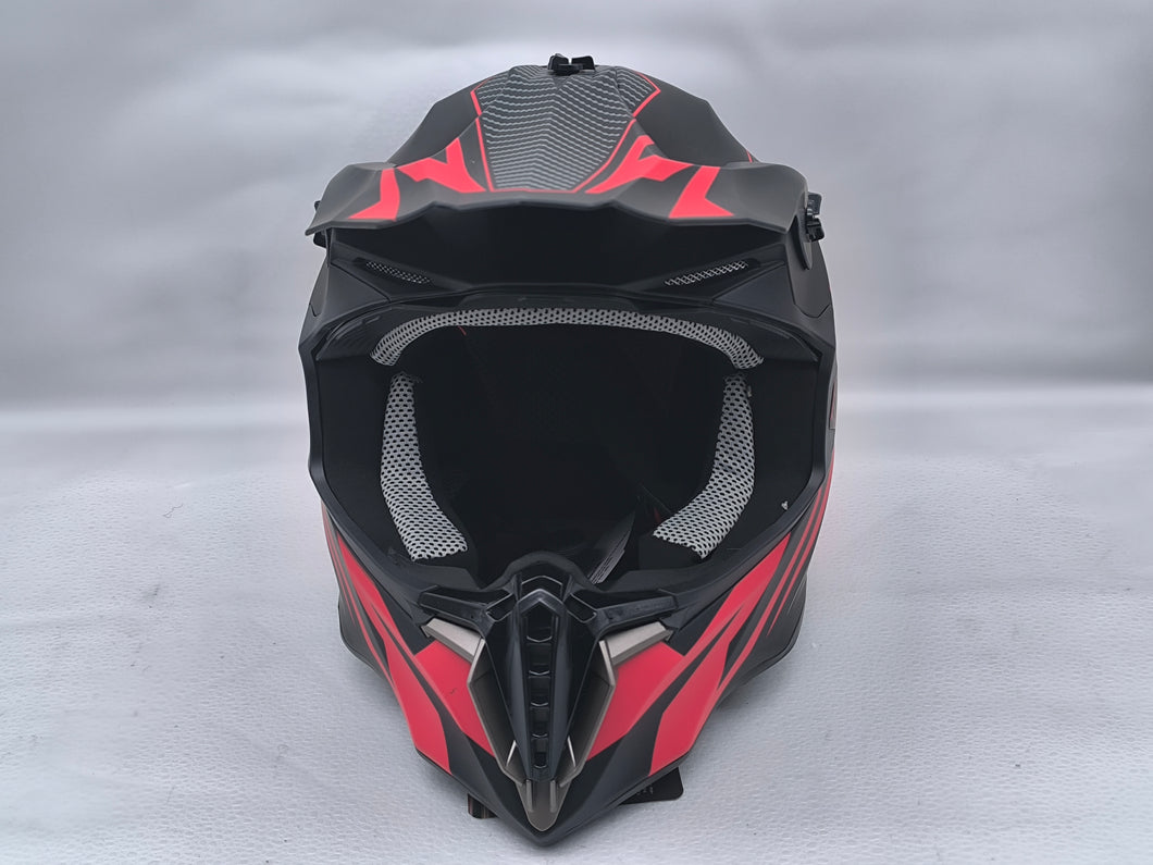 MOTOCROSS Helmets For Youth & Kids - Red & Black (sized Small/ Medium)