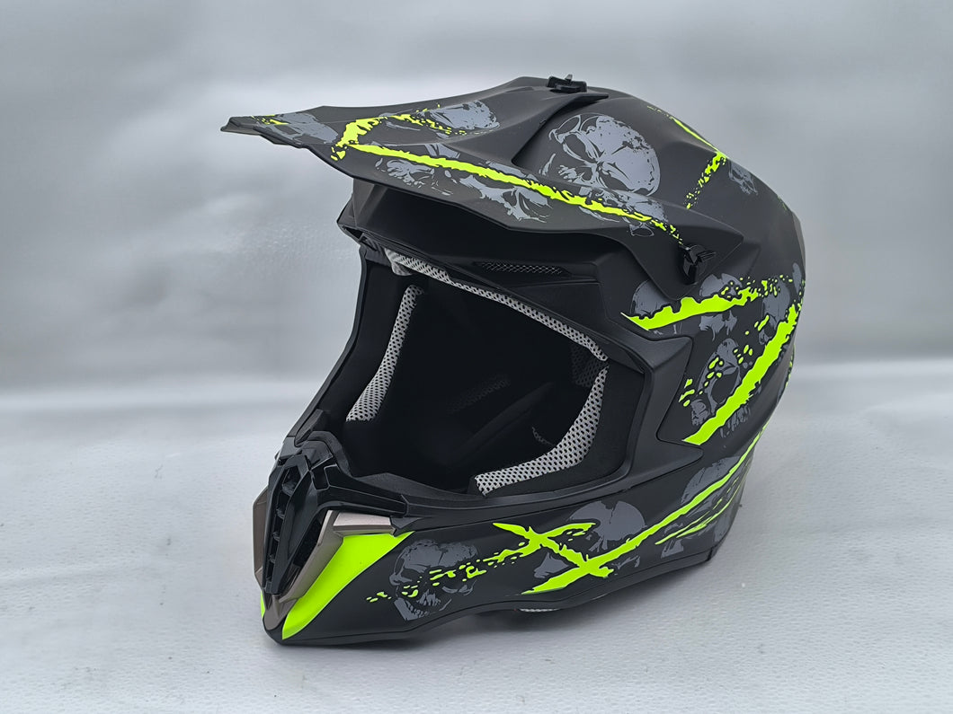 MOTOCROSS Helmets For Youth & Kids - Yellow & Black (sized Small/ Medium)