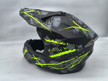 Load image into Gallery viewer, MOTOCROSS Helmets For Youth &amp; Kids - Yellow &amp; Black (sized Small/ Medium)
