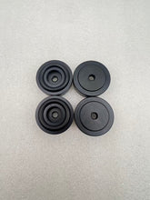 Load image into Gallery viewer, 30x11mm Aluminum AMP Speaker Isolation Stand Feet Pad 4&#39;s (EP011N) Black/ Silver

