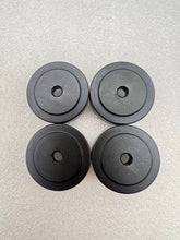 Load image into Gallery viewer, 30x11mm Aluminum AMP Speaker Isolation Stand Feet Pad 4&#39;s (EP011N) Black/ Silver
