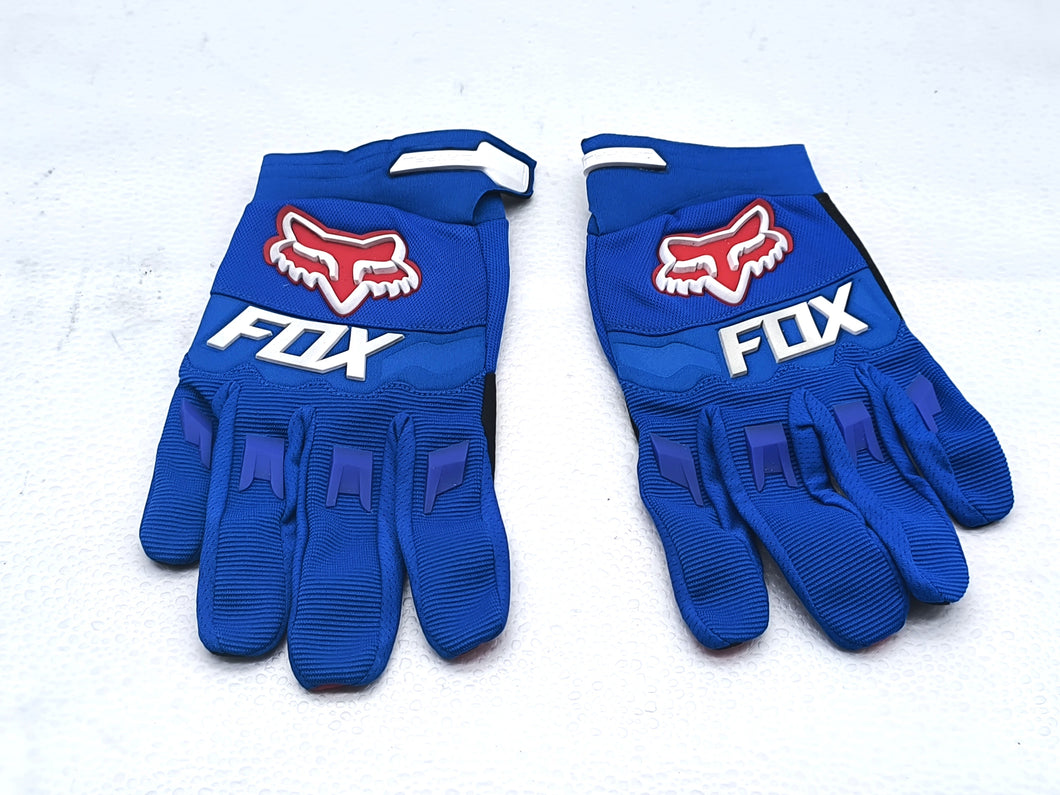 ATV Quad Pit Dirt Bike Motorcyclye Gloves (GG003) Blue - Size M/L/XL