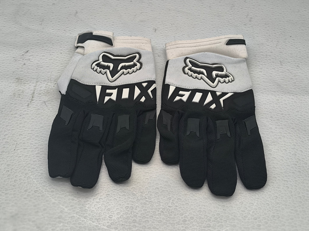 ATV Quad Pit Dirt Bike Motorcyclye Gloves (GG002) White - Size M/L/XL