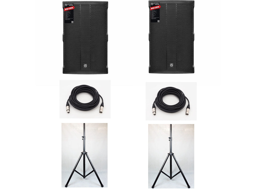 500W RMS/2000W Peak 15 inch Powerful PA System Package (24)