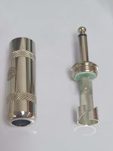 Load image into Gallery viewer, Metal 1/4" 6.5mm Mono Jack Plug (QT028)
