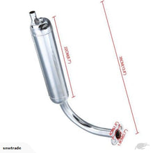 Load image into Gallery viewer, Exhaust Muffler Pipe 2 Stroke Motorized Push Bike (2T056) + Gasket (2T137)
