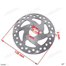 Load image into Gallery viewer, 120mm Pocket bike brake disc (2T082)
