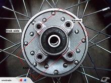 Load image into Gallery viewer, Rear Wheel 12mm Axle 3.00-12 inch for Chinese Dirt Bikes 110cc 125cc (4T070)
