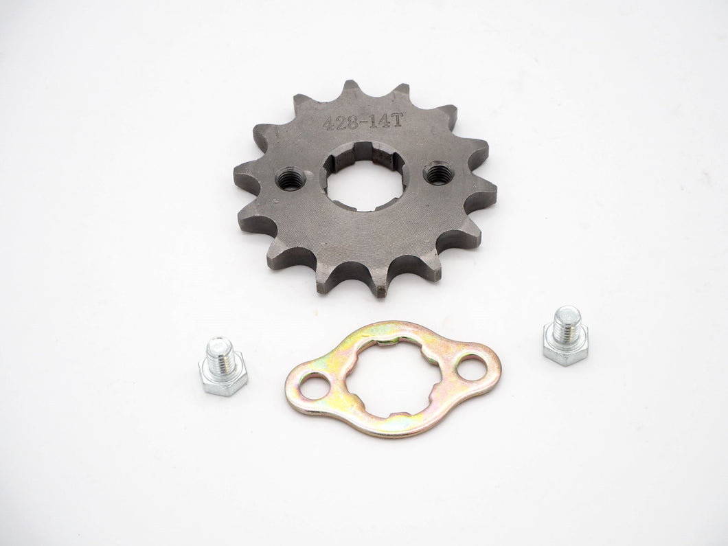 428 14 tooth Sprocket for Quad /dirt bike 20mm shaft (4T093)