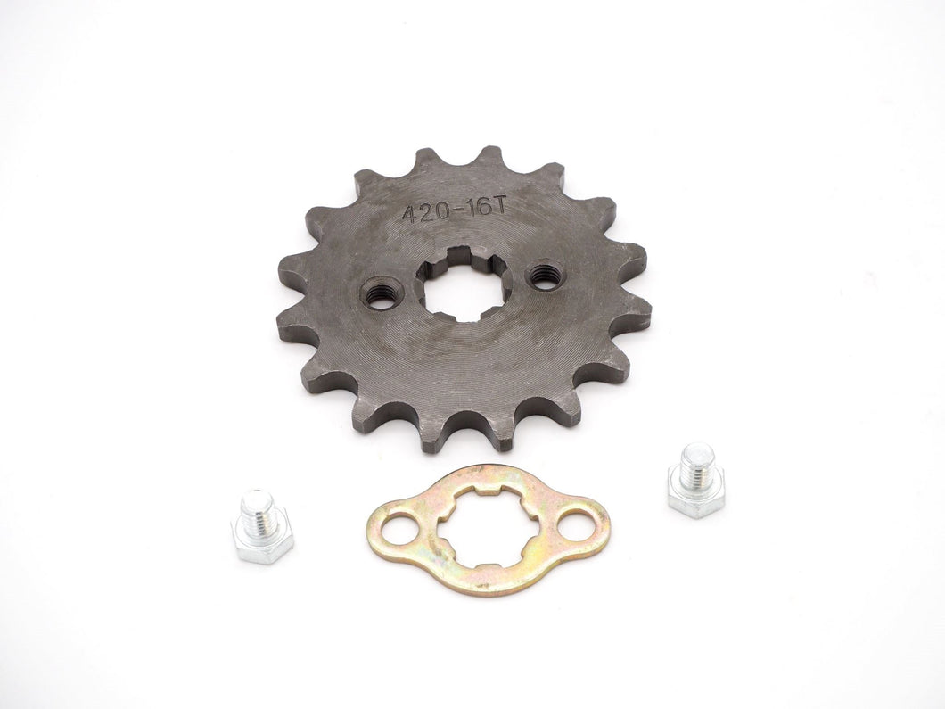 420 16 Tooth Front Engine Sprocket 17mm shaft (4T095)