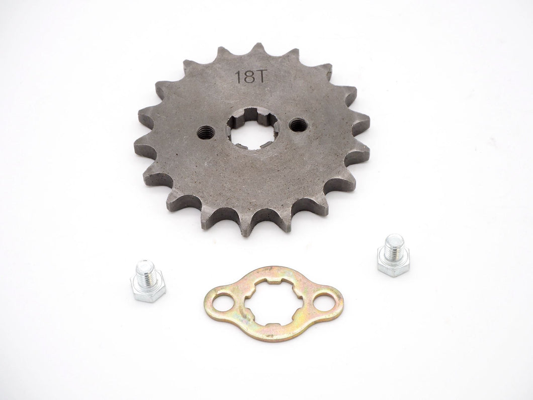 428 18 Tooth Front Engine Sprocket 17mm shaft (4T098)