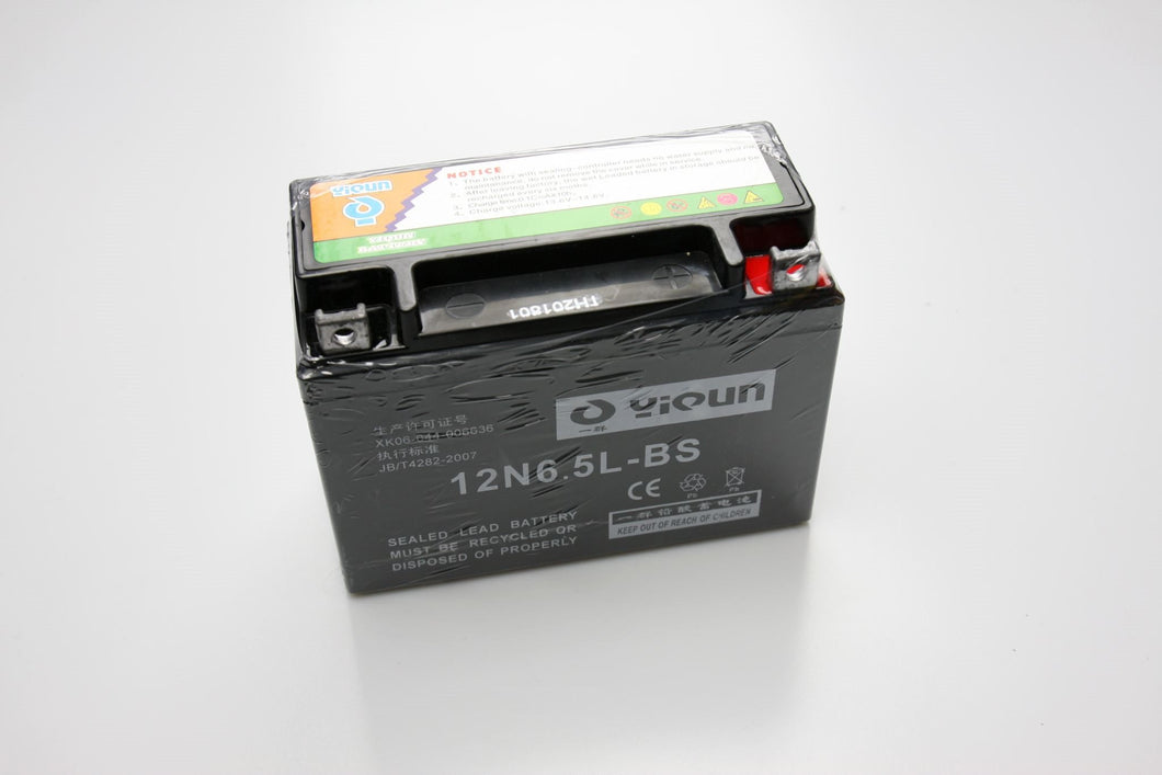 12N6.5L-BS Battery 12V 6.5AH for Motorcycle ATV Quad (4T155)