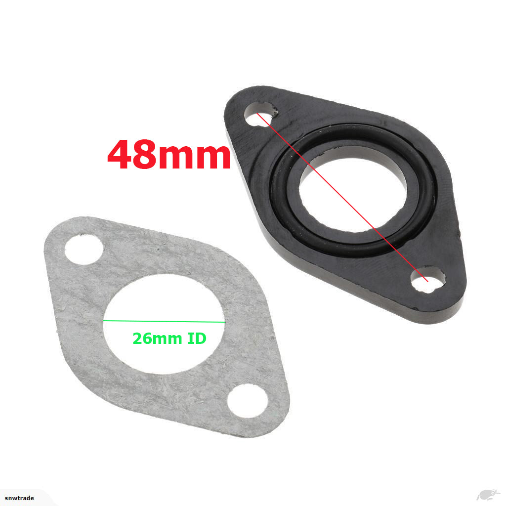 26mm Carburetor Intake Inlet Manifold Gasket Seal (4T227-1)