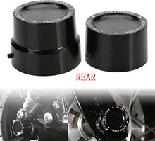 Load image into Gallery viewer, Aluminum Rough Craft Carving Front &amp; Rear Axle Nut Covers Caps (4T354)
