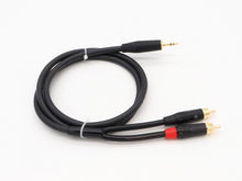 Load image into Gallery viewer, Handmade Japan Canare 1.0m Aux Audio 3.5mm Stereo to 2 RCA Y Cable (CB-47)
