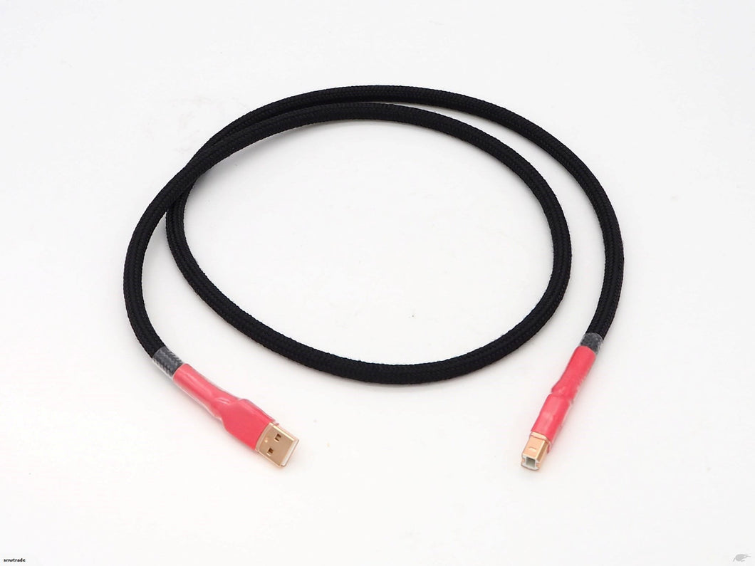 Handmade High Quality 1.0M Japan Canare L-4E6S HIFI USB DAC A-B Cable (CB-52)