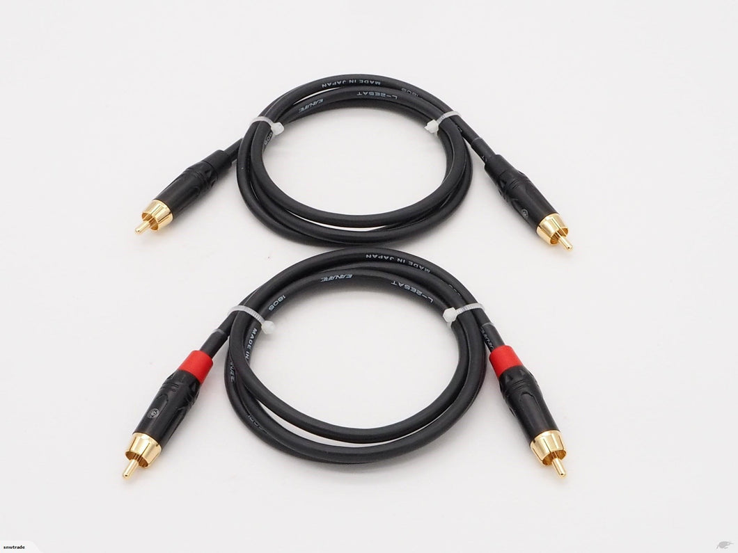 Handmade Pair of 1.5m Japan Canare L-2E5AT Audio Cable RCA Interconnect (CB-61)