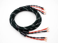 Load image into Gallery viewer, Aucharm Pair 2.5m HiFi 4N Copper Speaker Cable With Aucharm Spade Plug (CB-81)
