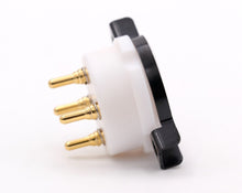 Load image into Gallery viewer, EIZZ 4pin Ceramic Electron Tube Sockets For 2A3 300B Gold Plated Brass (EP022)
