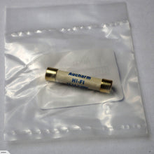 Load image into Gallery viewer, Aucharm Audio 5mm x 20mm Silver Alloy Gold plated cap Slow blow fuse (EP029)
