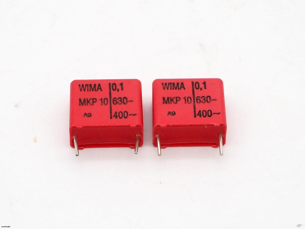 2 x WIMA MKP10 0.1uF (0,1µF 100nF) 630V 5% Capacitor (EP046)