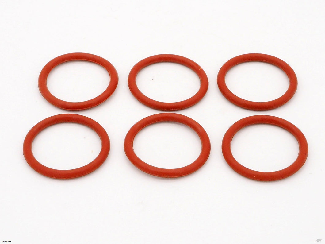 6 x 40mm/5mmTube Dampers Silicone O-Ring fit 6L6G 6550 tube audio Amps (EP050)