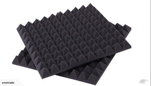 Load image into Gallery viewer, 12 Pack Acoustic Pyramid Studio Foam 5cm x 50cm x 50cm
