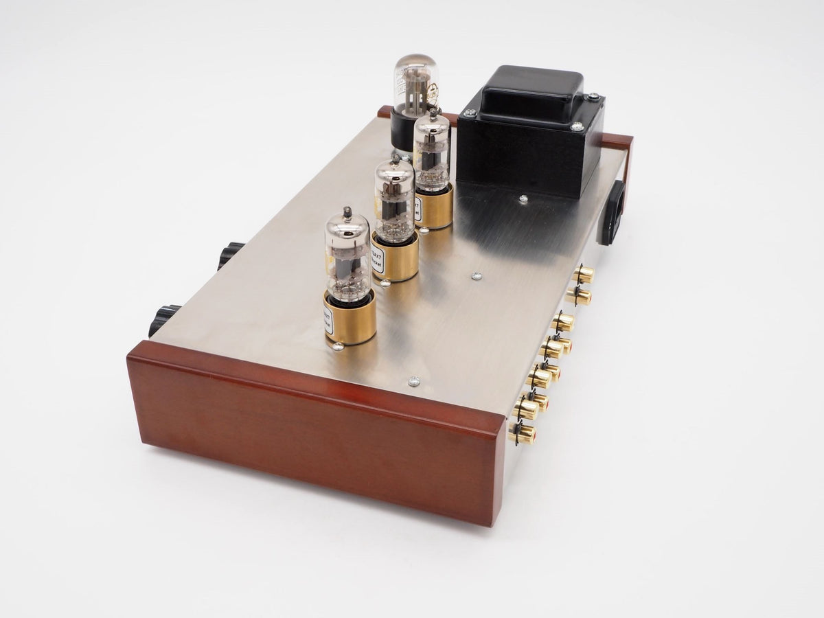 Hifi M7 Tube Pre-amplifier 6X5 +12AX7 preamplifier base on Marantz 7 c ...