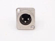 Load image into Gallery viewer, 3-Pin XLR Male Panel Mount Chassis Socket XLR142 (PC-36)
