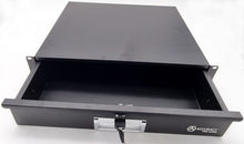 Load image into Gallery viewer, Heavy Duty 2U Road Case Lockable Metal Rack Drawer (RC-07/1)
