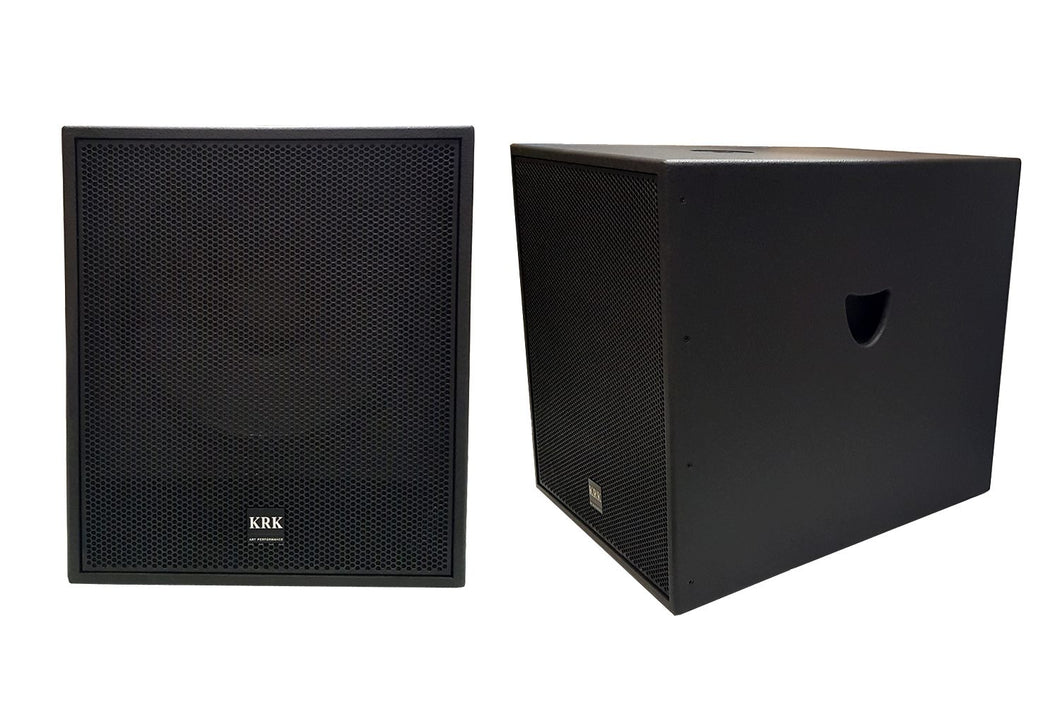 KRK VS-15S 15 Inch 600W RMS Powerful Powered Subwoofer with 2'' Castors Wheel